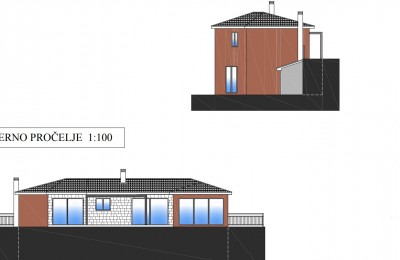 Građevinsko zemljište s projektom u Brtonigli